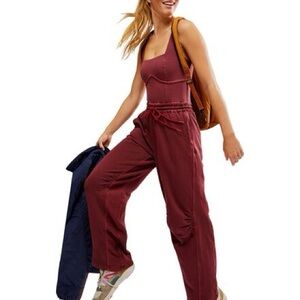 Free People Movement Inbound Crimson Onesie